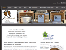 Tablet Screenshot of copperheadfarm.com